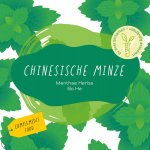 Chinesische Minze Etikett