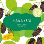 Maulbeeren Etikett