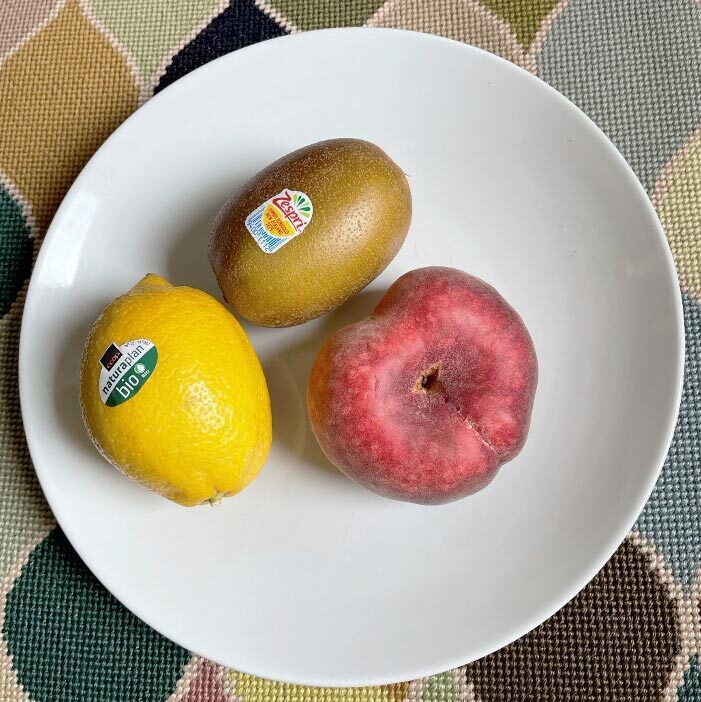 Chinas pflanzen zitrone kiwi pfirsich